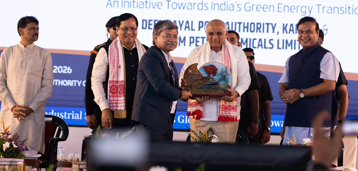 Foundation stone for 150 TPD e-Methanol Plant at DPA Kandla laid